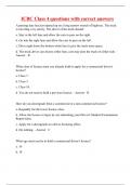 ICBC Class 4 questions with correct answers