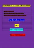 PN HESI PEDIATRICS PROCTORED EXAM (38 EXAM SETS) / HESI PN PEDIATRICS PROCTORED EXAM / PN PEDIATRICS HESI PROCTORED EXAM:LATEST