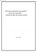 Test Bank for Strategic Management Text and Cases 10th Edition update by Dess, McNamara, Eisner.pdf