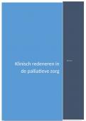 Klinisch redeneren in de palliatieve zorg ELV 8.1