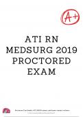 ATI RN MEDSURG 2019 PROCTORED EXAM