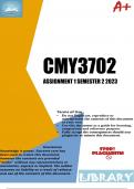 CMY3702 Assignment 1 Semester 2 2023