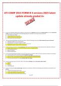 ATI COMP 2013 FORM B 3 versions 2023 latest update already graded A+