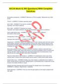 SCCJA block 4| 203 Questions| With Complete Solutions        Evaluation procedures - CORRECT Minimum of 75% to qualify: 188 points out of 250 points	    TR-310 - CORRECT Collision reporting report 56-5-1520 - CORRECT Too fast for conditions   Typically: r