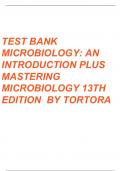 Test Bank For Microbiology: An Introduction Plus Mastering Microbiology, 13th Edition By Gerard J. Tortola