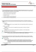 ATI OXYGENATION PRACTICE  KEY 2023