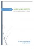 ORGANIC CHEMISTRY TEST BANK EXAM 2ND EDITION BY KLEIN | QUESTIONS & ANSWERS (RATED A+) |100% REVIEWED LATEST VERSION 2023