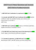 ASNT level 3 Basic questions and answers 2023