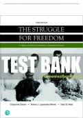 Test Bank For Struggle for Freedom, The: A History of African Americans, Combined Volume 3rd Edition All Chapters - 9780137496679