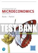 Test Bank For Foundations of Microeconomics 9th Edition All Chapters - 9780136713678