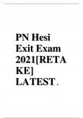 2021[RETAKE] PN Hesi Exit Exam 