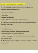 NFPA 472 HazMat Awareness Examination 1-2 Questions and Answers Latest (2023 / 2024) (Verified Answers)