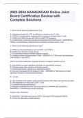 2023-2024 AAAAI/ACAAI Online Joint Board Certification Review with Complete Solutions2023-2024 AAAAI/ACAAI Online Joint Board Certification Review with Complete Solutions2023-2024 AAAAI/ACAAI Online Joint Board Certification Review with Complete Solutions