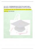 ATI - PN - COMPREHENSIVE EXIT EXAM RETAKE =  2023- 2024 = WITH NGN QUESTIONS (ACTUAL EXAM)  ATI COMPREHESIVE 2023  EXIT EXAM RETAKE 2023 WITH 100% CORRECT QUESTIONS AND ANSWERS                	               