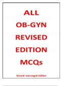 2023 ALL OB-GYN TESTBANK REVISED EDITION