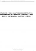 STANHOPE PUBLIC HEALTH NURSING POPULATION-CENTERED HEALTH CARE IN THE COMMUNITY 10TH EDITION TEST BANK ALL CHAPTERS COVERED.