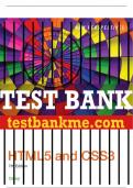 Test Bank For New Perspectives HTML5 and CSS3: Comprehensive - 7th - 2018 All Chapters - 9781305503939