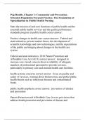 Pop Health_Chapter 1: Community and Prevention-Oriented Population-Focused Practice: The Foundation of Specialization in Public Health Nursing