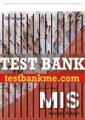 Test Bank For MIS - 11th - 2024 All Chapters - 9780357883860