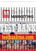 Test Bank For M: Marketing, 8th Edition All Chapters - 9781264131181