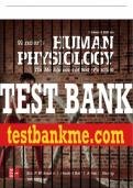 Test Bank For Vander's Human Physiology, 16th Edition All Chapters - 9781264125739