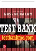 Test Bank For Mass Media Law, 22nd Edition All Chapters - 9781260837421