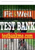 Test Bank For Fit & Well: Core Concepts and Labs in Physical Fitness and Wellness, 15th Edition All Chapters - 9781264308316