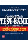 Test Bank For A First Look at Communication Theory, 11th Edition All Chapters - 9781264296101