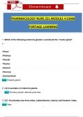 Pharmacology NURS 251 Module 4 Exam (2024 / 2025) portage learning/ ABCnursing/Geneva College Questions and Verified Answers, 100% Guarantee Pass