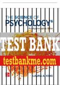 Test Bank For The Science of Psychology: An Appreciative View, 6th Edition All Chapters - 9781264194957