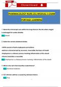 Pharmacology NURS 251 Module 5 Exam (2024 / 2025) portage learning/ ABCnursing/Geneva College Questions and Verified Answers, 100% Guarantee Pass