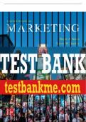 Test Bank For Marketing, 16th Edition All Chapters - 9781264121328