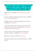 OSHA-30 FINAL EXAM 2 WITH 300 QUESTIONS  & ANSWERS (100% CORRECT & VERIFIED  ANSWERS) 2023-2024 NEWEST OSHA-30  FINAL EXAM/AGRADE (BRAND NEW!!)