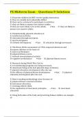 PE Midterm Exam – Questions & Solutions