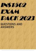 INS1502 EXAM PACK 2023