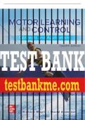 Test Bank For Motor Learning and Control: Concepts and Applications, 12th Edition All Chapters - 9781260240702