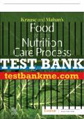 Test Bank For Krause and Mahan’s Food and the Nutrition Care Process, 16th - 2023 All Chapters - 9780323811989