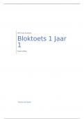 Samenvatting -  PGO - blok 1 taak 1t/m 3