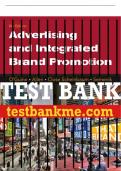 Test Bank For Advertising and Integrated Brand Promotion - 8th - 2019 All Chapters - 9781337110211