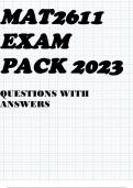 MAT2691 EXAM PACK 2023