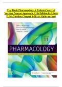 (Complete Answered) Test Bank Pharmacology A Patient-Centered Nursing Process Approach, 11th Edition by Linda E. McCuistion Chapter 1-58