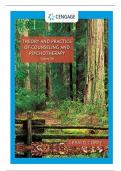 Test Bank For Theory and Practice of Counseling and Psychotherapy 10th Edition By Corey