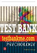 Test Bank For Nolen-Hoeksema's Abnormal Psychology, 9th Edition All Chapters - 9781265316037