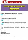 Pharmacology NURS 251 Module 3 Exam (2024 / 2025) portage learning/ ABCnursing/Geneva College Questions and Verified Answers, 100% Guarantee Pass