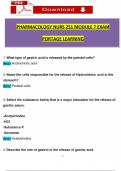 Pharmacology NURS 251 Module 7 Exam (2024 / 2025) portage learning/ ABCnursing/Geneva College Questions and Verified Answers, 100% Guarantee Pass