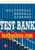 Test Bank For Basic Statistics in Business and Economics, 10th Edition All Chapters - 9781260716313