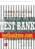 Test Bank For Human Relations, 7th Edition All Chapters - 9781260681345