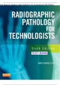 Test Bank for Radiographic Pathology for Technologists 8th Edition Kowalczyk / All Chapters 1-12 / Full Complete 2023 - 2024