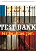 Test Bank For Western Civilization: A Brief History - 10th - 2020 All Chapters - 9781337696463