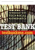 Test Bank For Introductory Technical Mathematics - 7th - 2019 All Chapters - 9781337397674